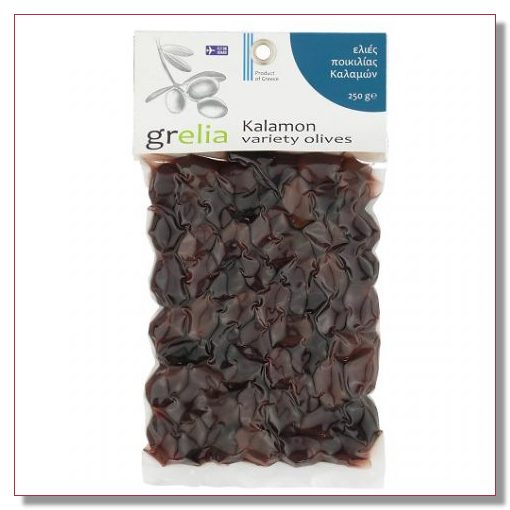 Греческие оливки Каламон, 250г